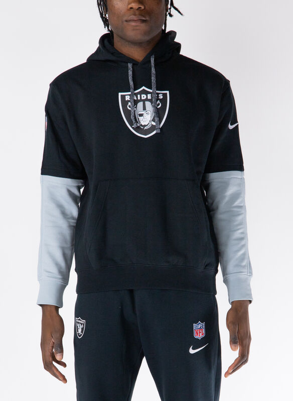 FELPA HOODIE NFL RAIDERS, BLK, medium