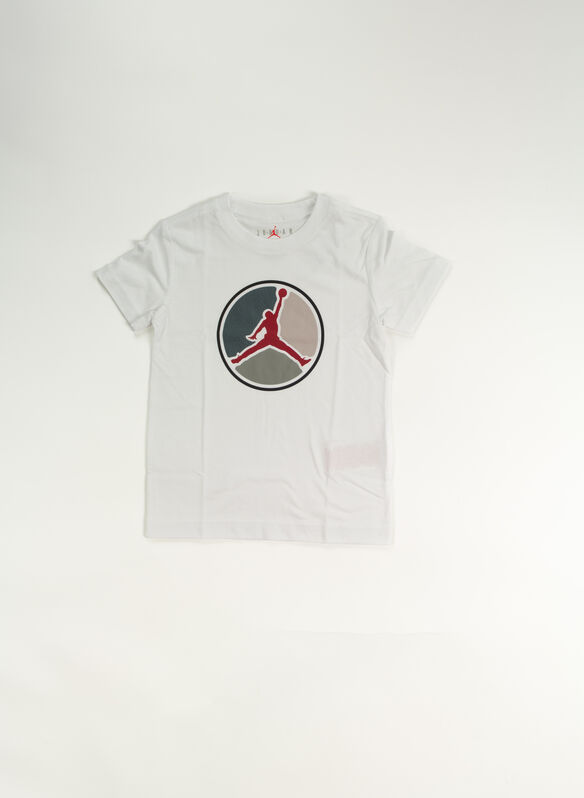 T.SHIRT AIR JORDAN BAMBINO, 001 WHT, medium