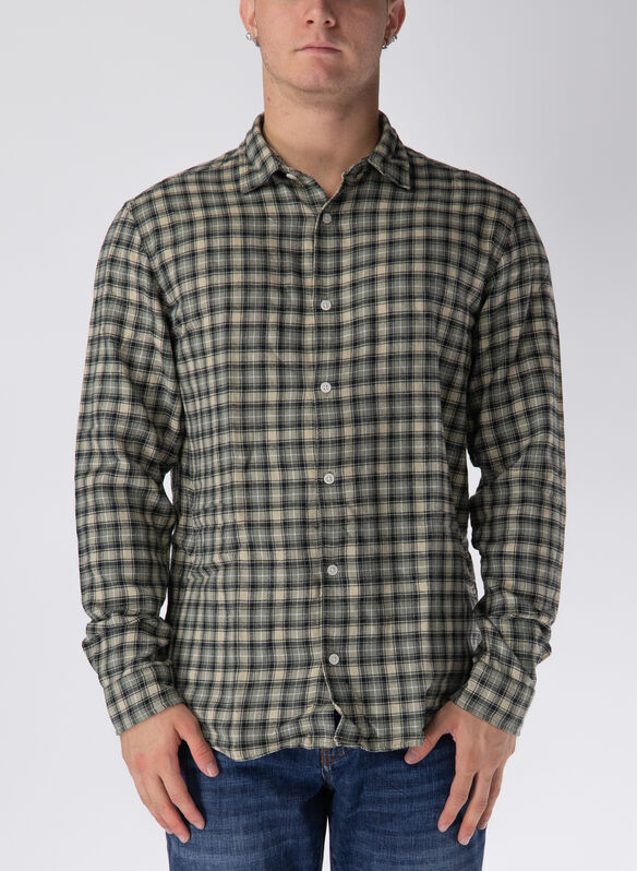 CAMICIA JOSHUA, VETIVER SABBIA, medium