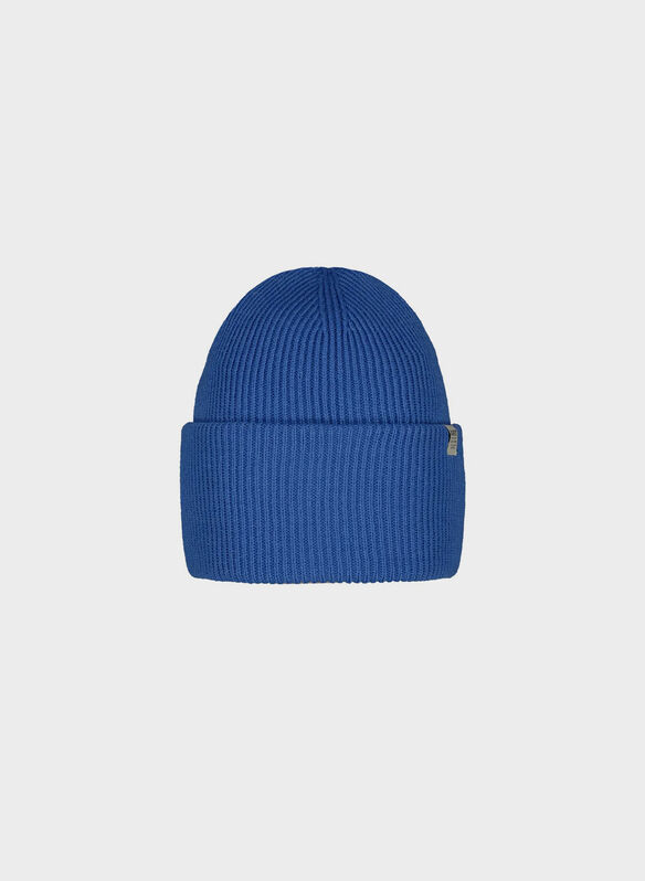 CAPPELLO IN MAGLIA HAVENO CON RISVOLTO UNISEX, 042V BLUE, medium