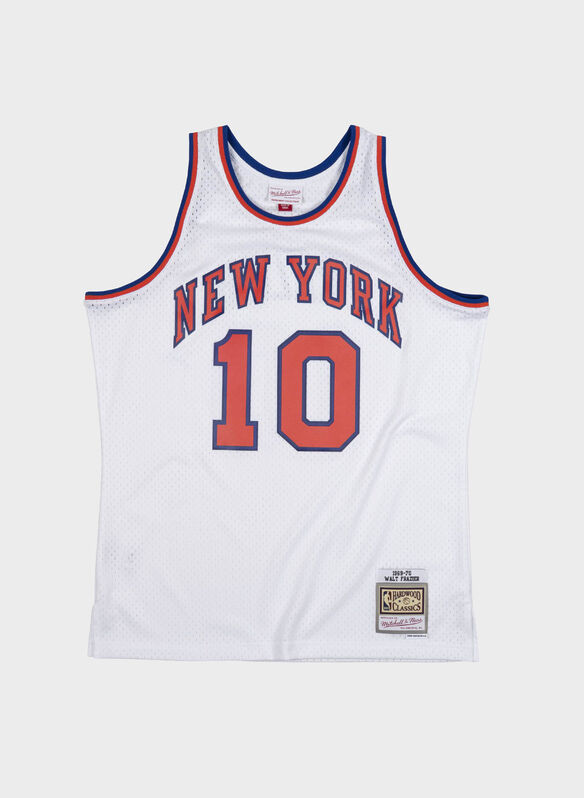 CANOTTA SWINGMAN WALT FRAZIER NEW YORK KNICKS 1969-70 JERSEY, WHITE, medium