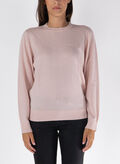 MAGLIONE GIROCOLLO, 14BQ ROSE, thumb