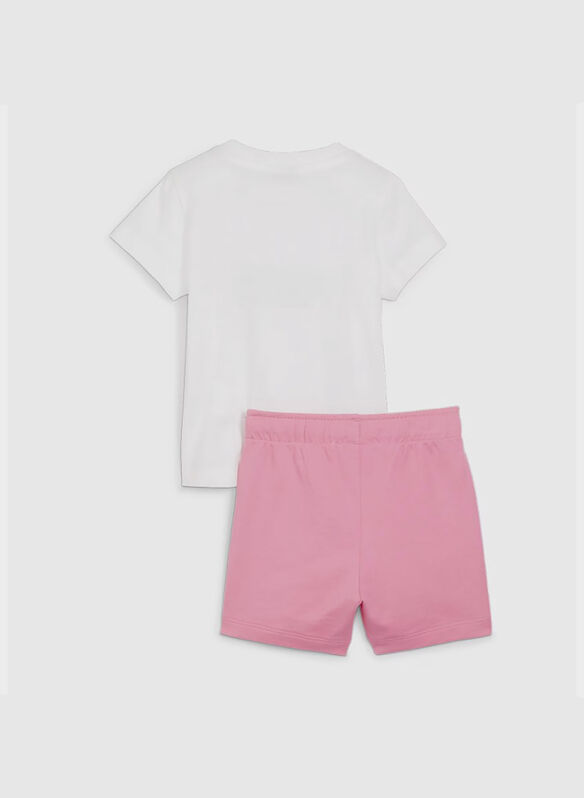 COMPLETINO T-SHIRT + SHORT MINICATS BIMBA, 28 PINKK, medium