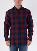 CAMICIA CHECK GINGHAM, PORT ROYALE PORT ROYALE BORDO, thumb