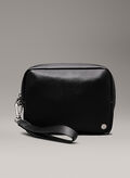 BORSA A MANO CON ZIP UNISEX, BEH BLK, thumb