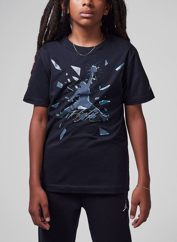 T-SHIRT JUMPMAN SHATTERED GLASS RAGAZZO, 023 BLK, medium