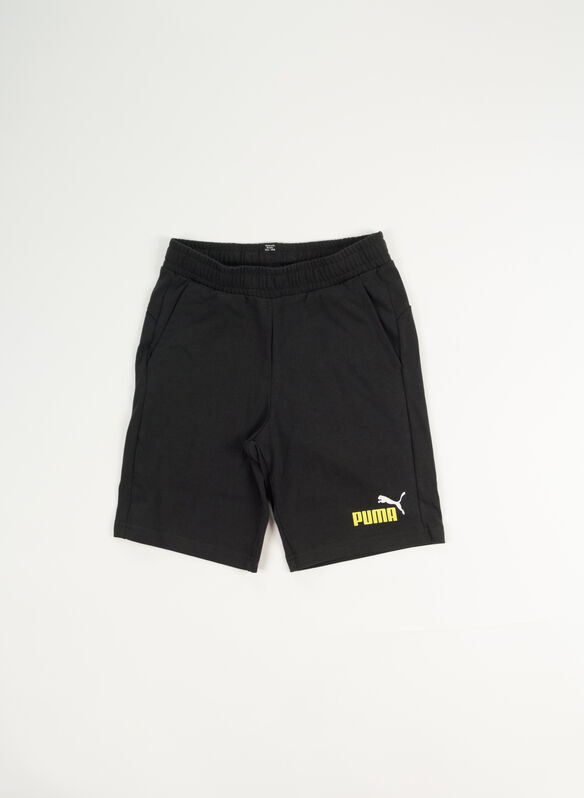 SHORTS ESSENTIAL RAGAZZO, 01 BLK, medium