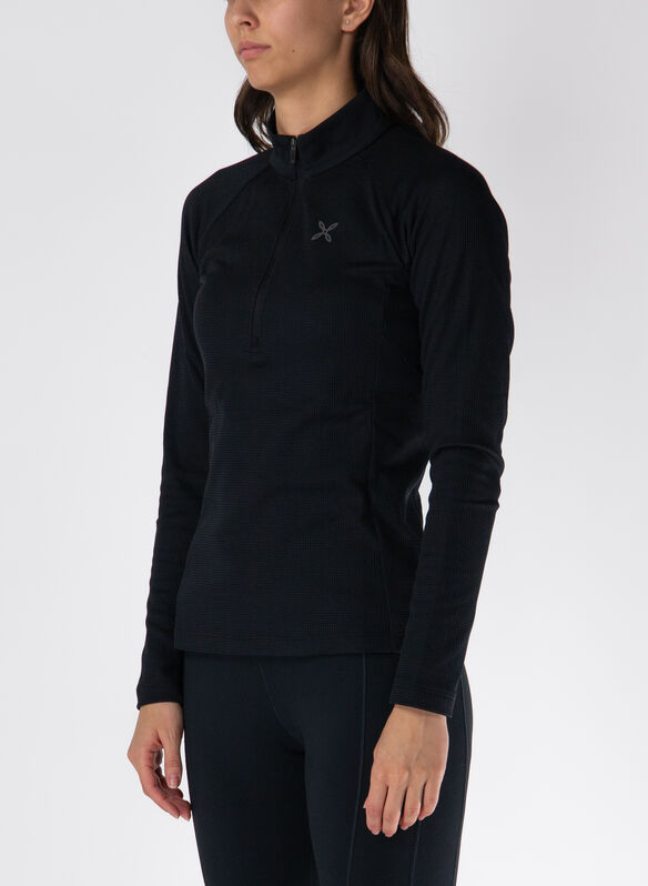 MAGLIA HALF ZIP THERMIC 4, 90 BLK, medium