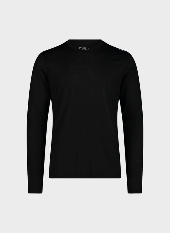 T-SHIRT UNLIMITECH CON PERFORMANCE MERINO, U901 BLK, medium