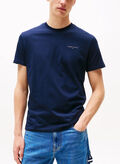 T-SHIRT SLIM LINEAR LOGO, C1G NVY, thumb