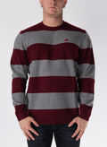 MAGLIONE GIROCOLLO ORIGINAL HOUSEMARK, 0017 GREYBORDEAUX, thumb