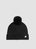 CAPPELLO IN MAGLIA VICIENNE CON PON PON, AZ3 BLK, thumb