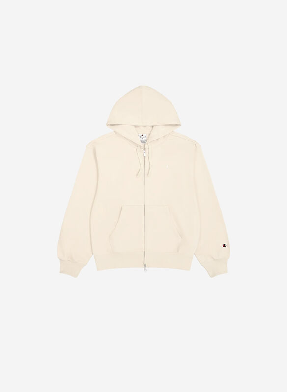 FELPA ICON TONAL FULL ZIP, YS141 PANNA, medium