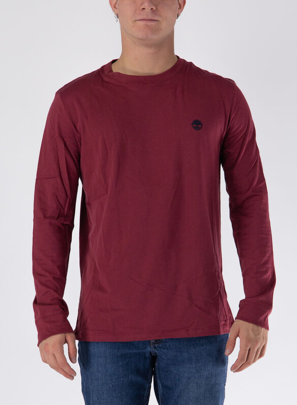 T-SHIRT LONGSLEEVE DUNSTAN RIVER, 600 BORDEAUX, medium