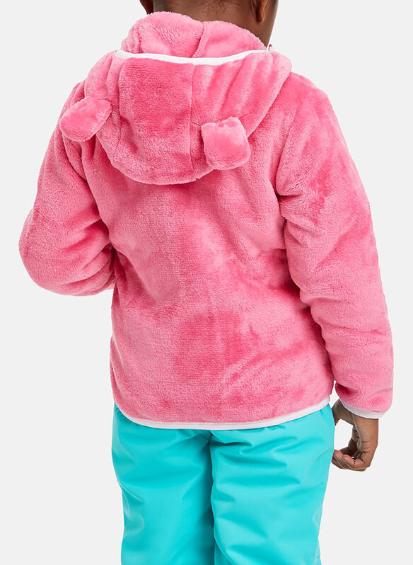 FELPA TEDDY FULL ZIP BAMBINA, 395 PINK, medium