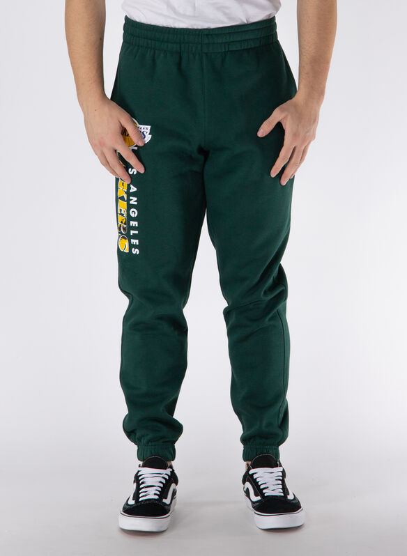 PANTALONE NBA LOS ANGELES, GREEN, medium