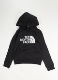 FELPA HOODIE CON LOGO RAGAZZO, BLK, thumb