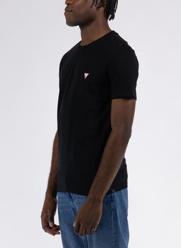 T-SHIRT MICRO LOGO, JBLK BLK, medium