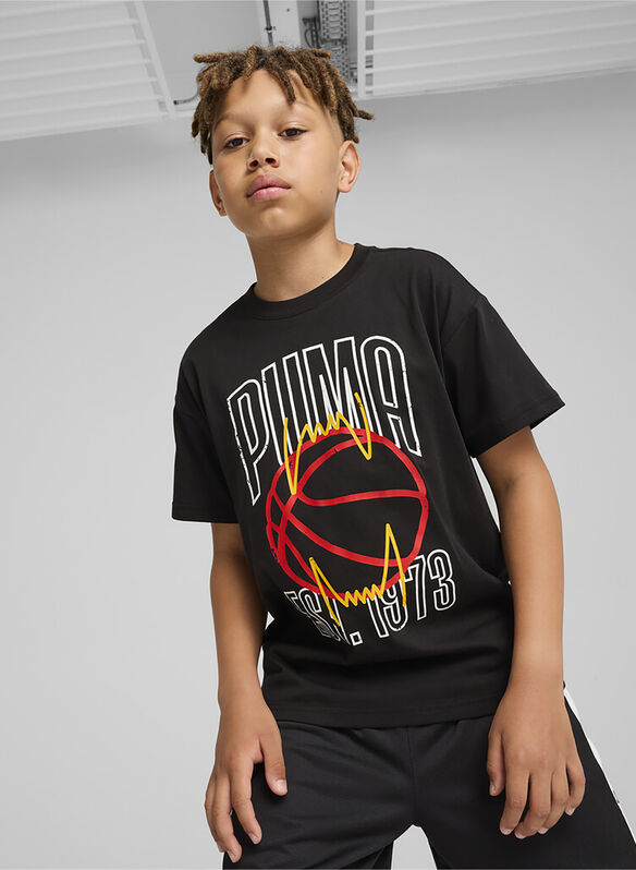 T-SHIRT WINNING SHOT RAGAZZO, 01 BLK, medium