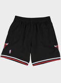 SHORTS SWINGMAN CHICAGO BULLS ALTERNATE 1997-98, BLACK, thumb