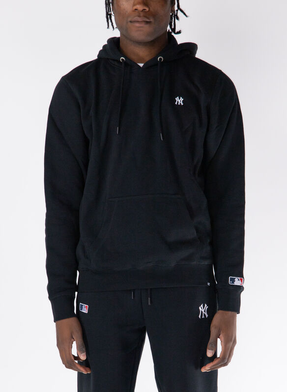 FELPA HOODIE NY MICRO LOGO, BLK, medium