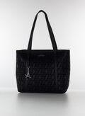 BORSA TOTE SYLVIE CON MONOGRAMMA, 00020 BLK, thumb