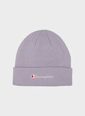 CAPPELLO IN MAGLIA CON RISVOLTO JUNIOR, LILLA, thumb