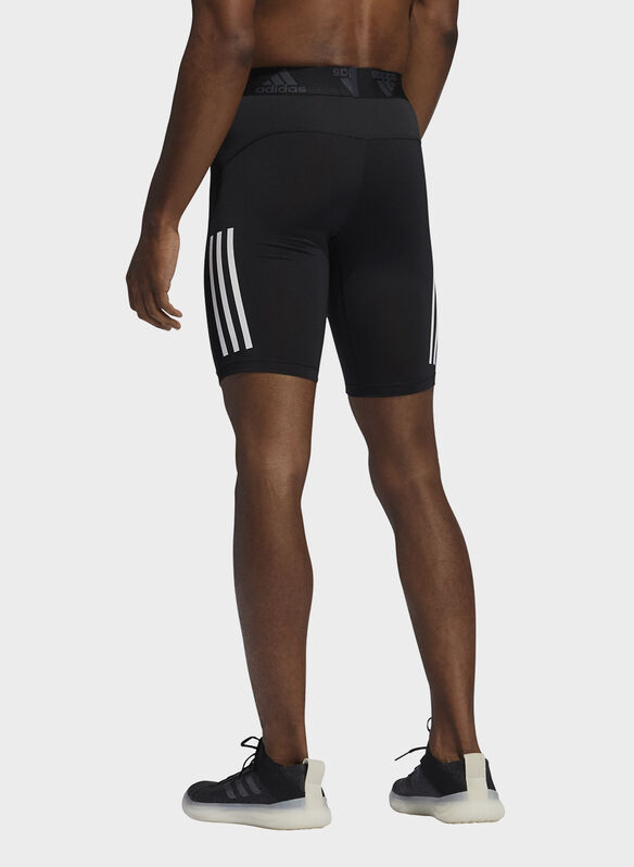 CICLISTA CORTI TECHFIT 3-STRIPES, BLK, medium