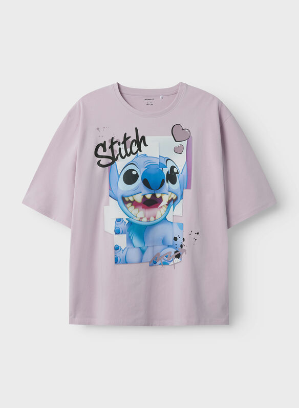 T-SHIRT COSMIC STITCH GRAPHIC RAGAZZA, ORCHID, medium