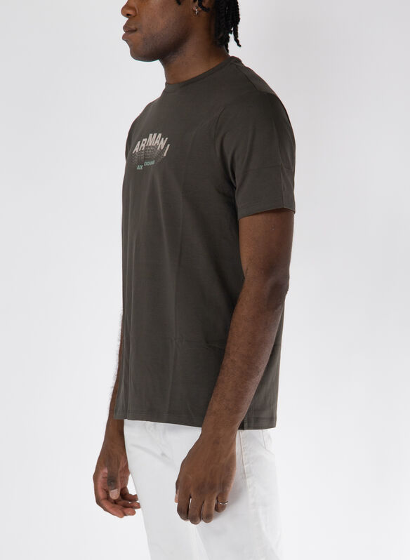 T-SHIRT CON LOGO, 1897 BLK OLIVE, medium