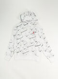 FELPA HOODIE JORDAN STAMPA ALLOVER RAGAZZO, 001 WHT, thumb