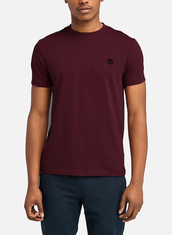 T-SHIRT DUNSTAN RIVER, 600 BORDEAUX, medium