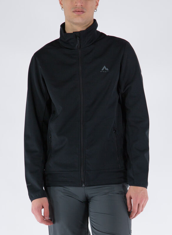 GIACCA LUSKI FULL ZIP, BLK, medium