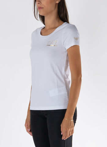 T-SHIRT CON LOGO STRASS, , small