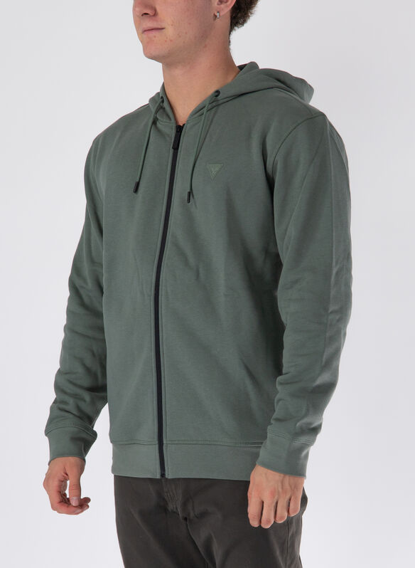 FELPA FULL ZIP MICRO LOGO, G8DT SALVIA, medium