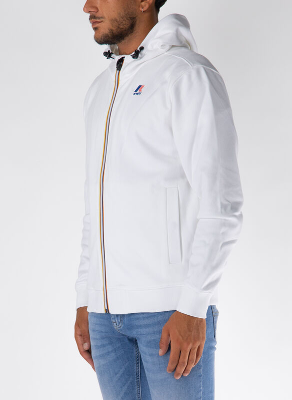 FELPA LE VRAI ARROUX FULL ZIP, 001 WHT, medium