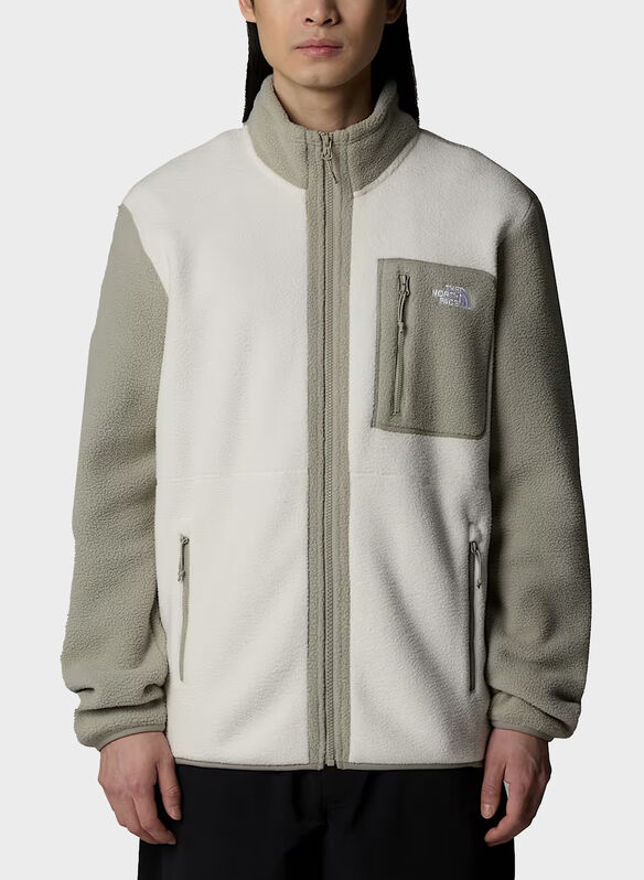 FELPA FULL ZIP IN PILE YUMIORI, WHT DUNE, medium