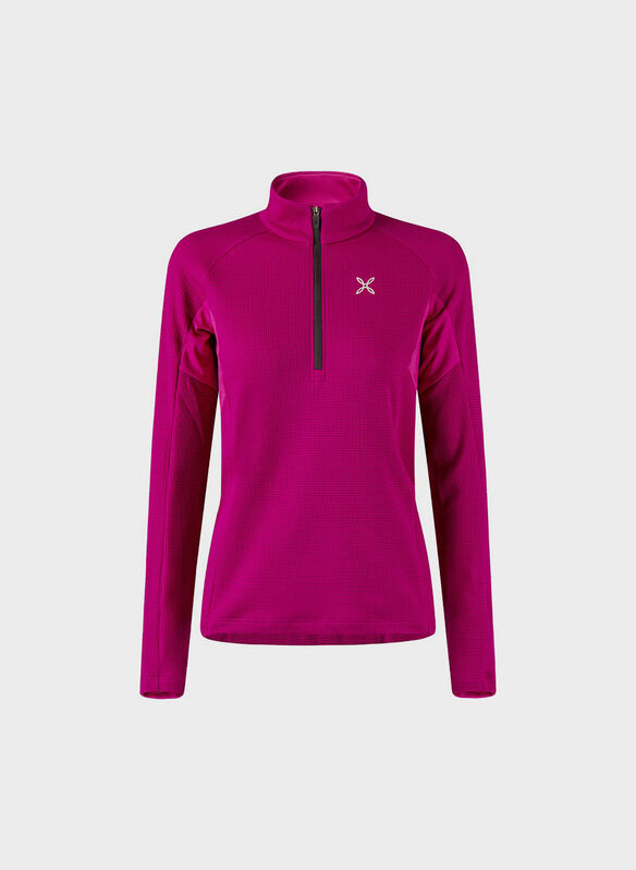 MAGLIA HALF ZIP THERMIC 4, 595 ROSE, medium