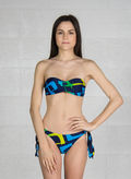 BIKINI FASCIA SCRAWL STAMPATO, 703NVYGREEN, thumb