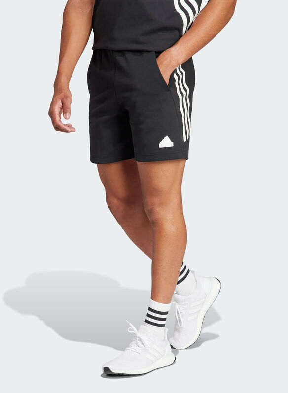 SHORTS FUTURE ICONS 3 STRIPES, BLK, medium