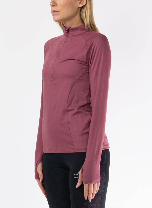 MAGLIA CUSCA IV 1/2 ZIP, 291 WINE, medium