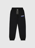 PANTALONE SPORTIVO CON COULISSE RAGAZZO, KK001 BLK, thumb