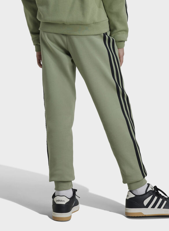 PANTALONE FUTURE ICON 3 STRIPES RAGAZZA, GREEN, medium