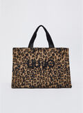 BORSA SHOPPING BAG ANIMALIER, 09B62 ANIMALIER, thumb