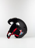 CASCO SCI PULSE S2 VISOR HS RAGAZZO, BLKRED, thumb