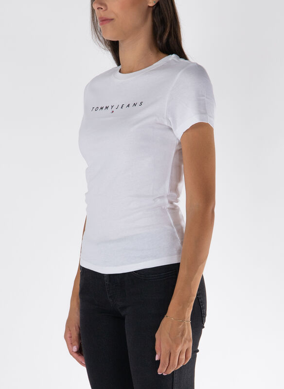 T-SHIRT CON LOGO, YBR WHT, medium