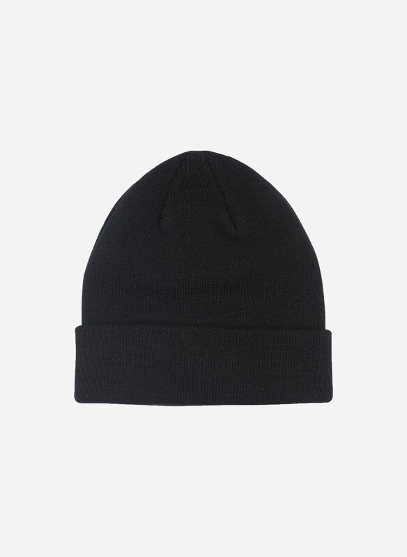 CAPPELLO IN MAGLIA CON RISVOLTO JUNIOR, BLK, medium