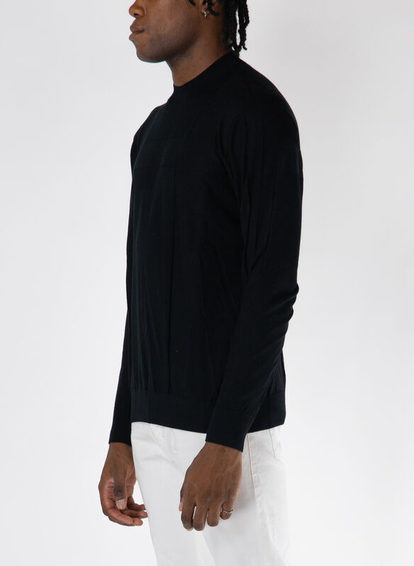 MAGLIONE IN VISCOSA, UC001 BLK, medium