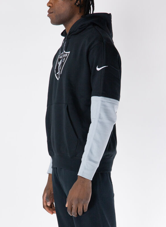 FELPA HOODIE NFL RAIDERS, BLK, medium