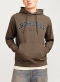 FELPA HOODIE CON LOGO, CANTEEN FANGO, thumb